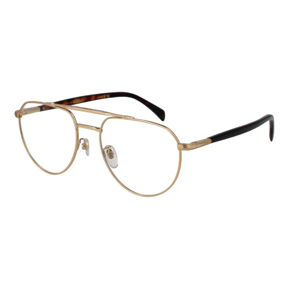 David Beckham Sample Sale | David Beckham Gold Metal Glasses (Frames) - | Designer outlet