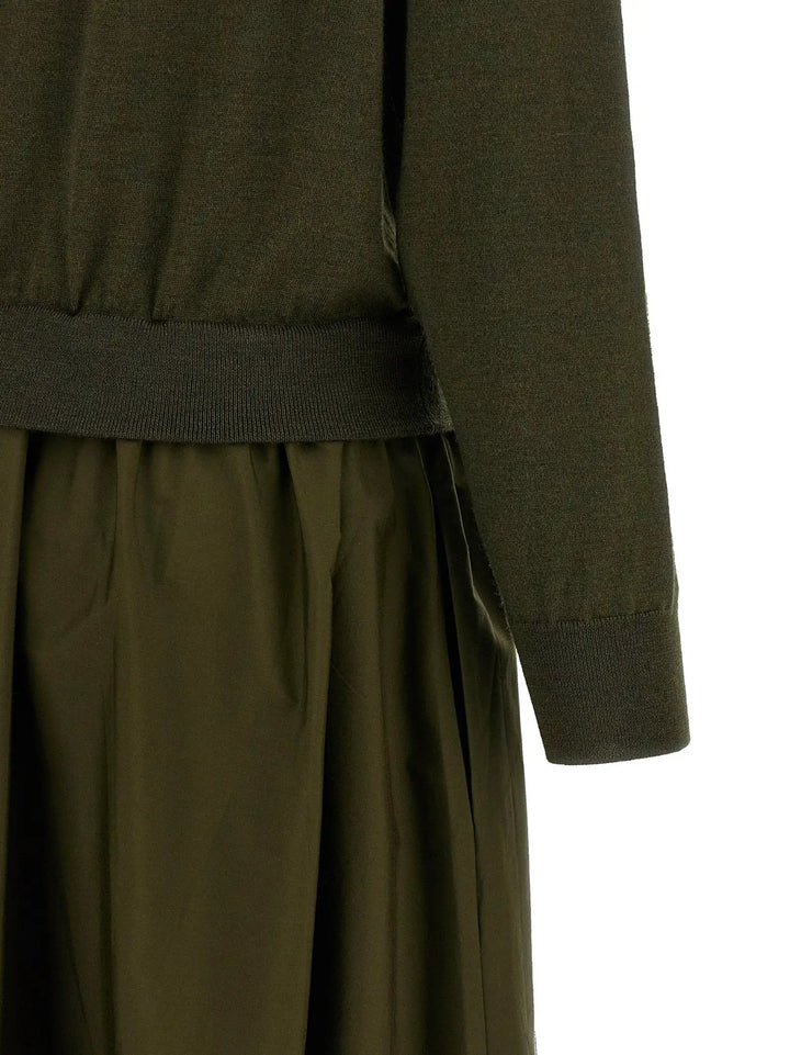 Polo Ralph Lauren Sample Sale | Polo Ralph Lauren Bicolor Wool Long Dress - | Designer outlet