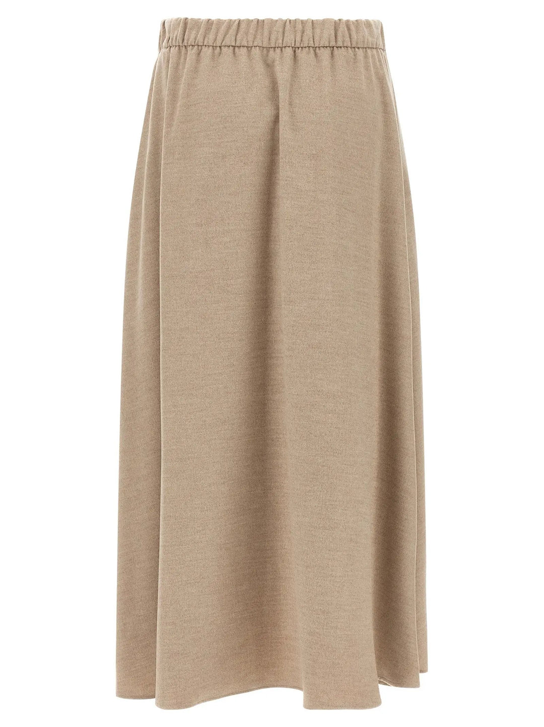 Herno Sample Sale | Herno Beige Polyester Midi Skirt - | Designer outlet