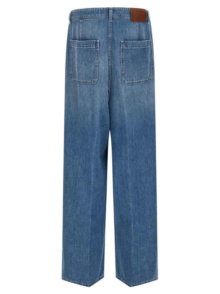 Marni Sample Sale | Marni Blue Cotton High-Waisted Jean - | Designer outlet