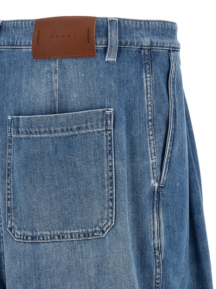 Marni Sample Sale | Marni Blue Cotton High-Waisted Jean - | Designer outlet