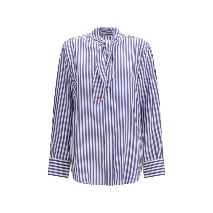 Givenchy Sample Sale | Givenchy Blue Silk Blouse - | Designer outlet
