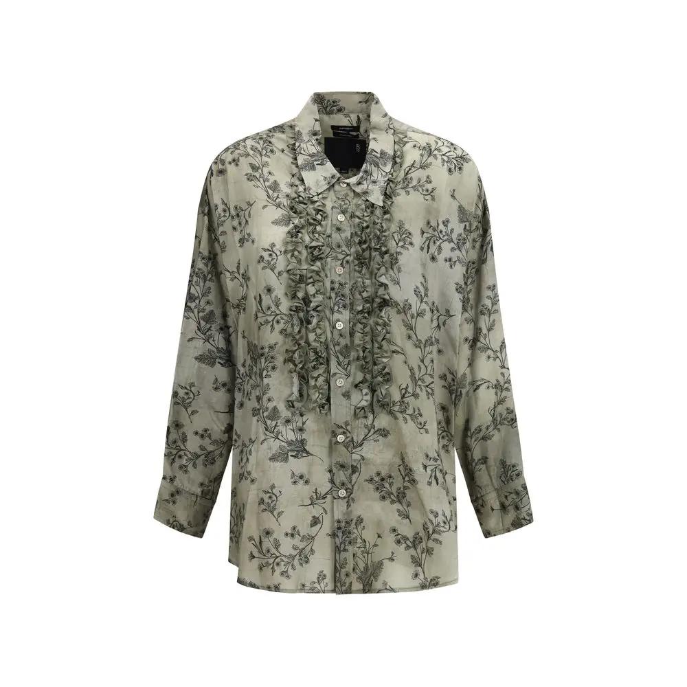 R13 Sample Sale | R13 Bicolor Viscose Blouse - | Designer outlet