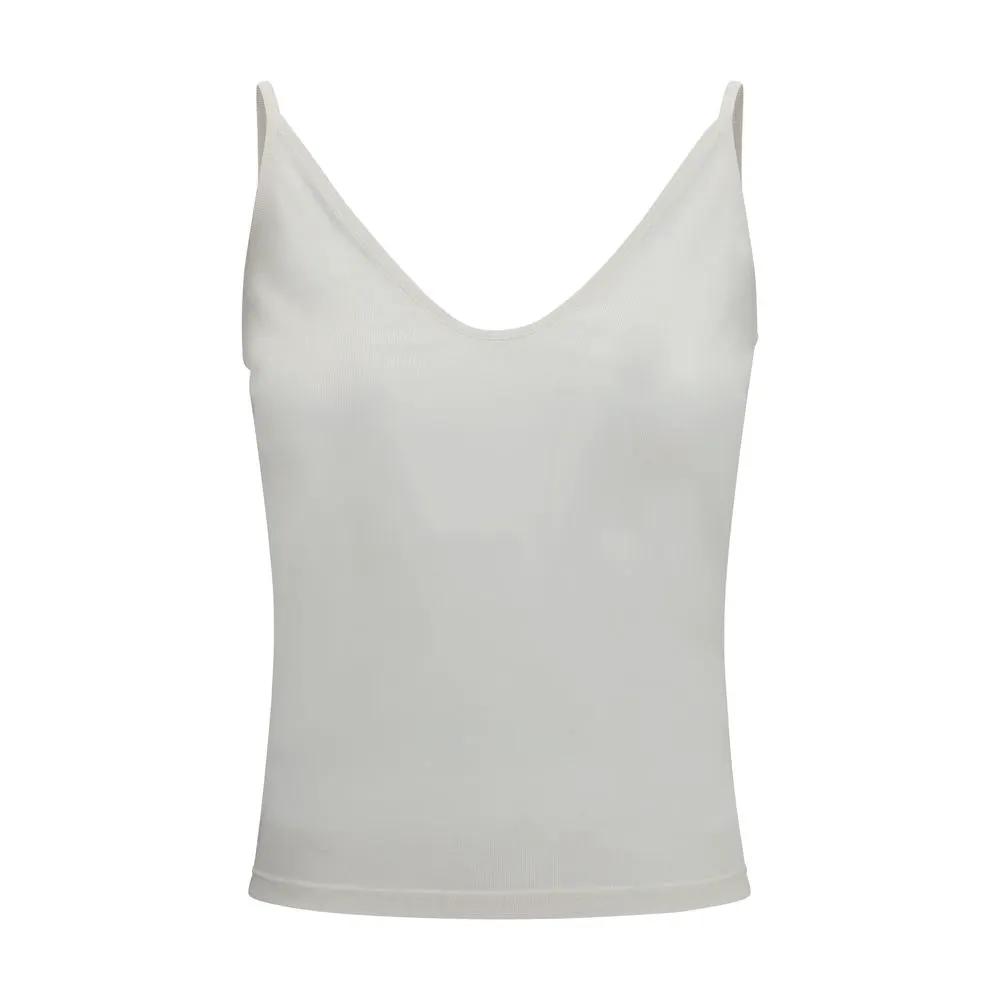 Tom Ford Sample Sale | Tom Ford White Silk Tank Tops - | Designer outlet