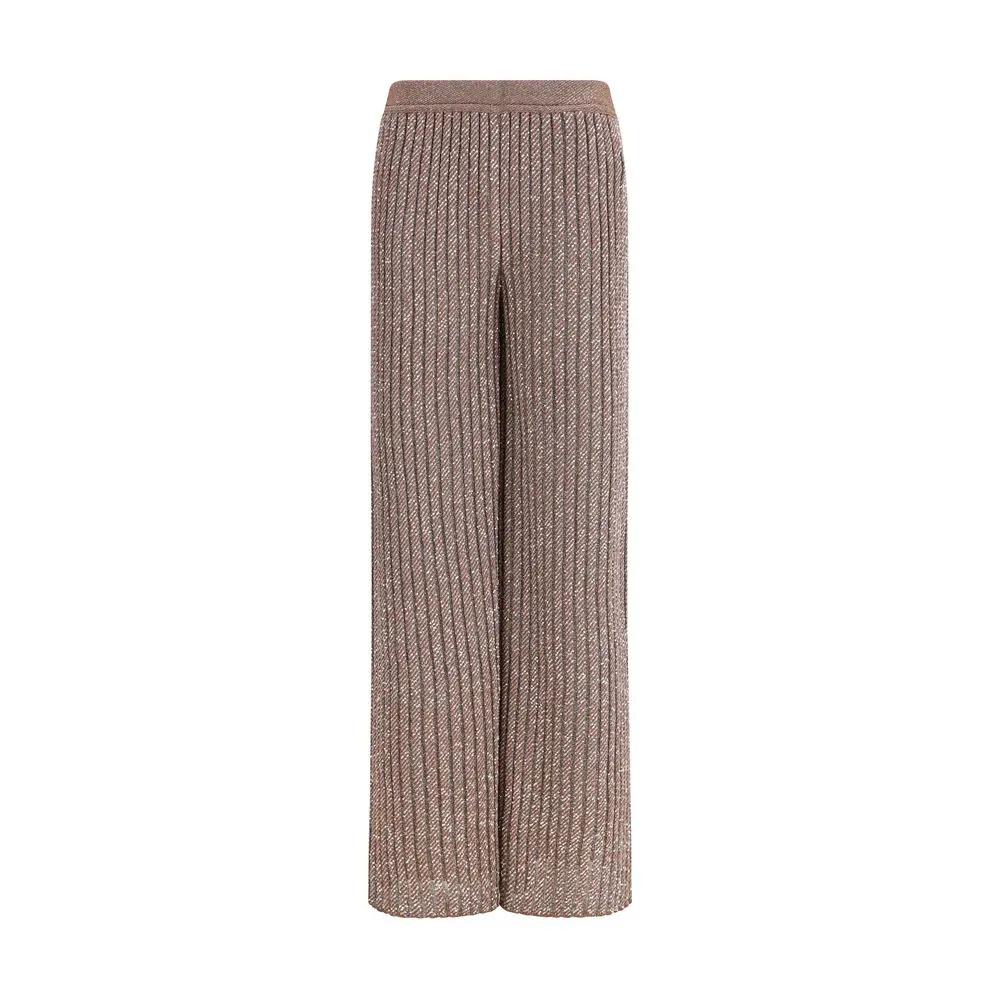 Missoni Sample Sale | Missoni Brown Viscose Casual Pants - | Designer outlet