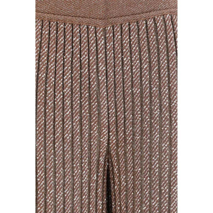 Missoni Sample Sale | Missoni Brown Viscose Casual Pants - | Designer outlet