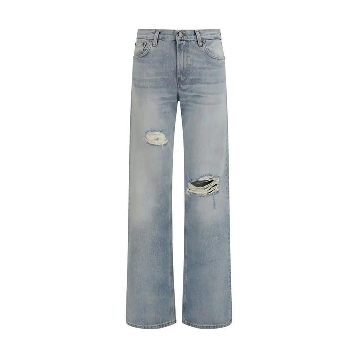 Haikure Sample Sale | Haikure Blue Cotton Straight-Leg Jeans - | Designer outlet