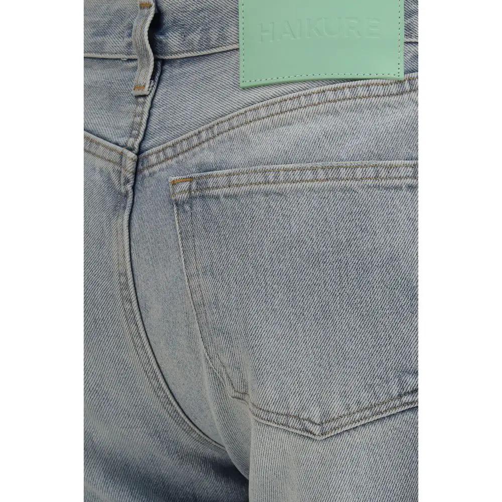 Haikure Sample Sale | Haikure Blue Cotton Straight-Leg Jeans - | Designer outlet