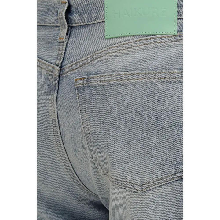 Haikure Sample Sale | Haikure Blue Cotton Straight-Leg Jeans - | Designer outlet