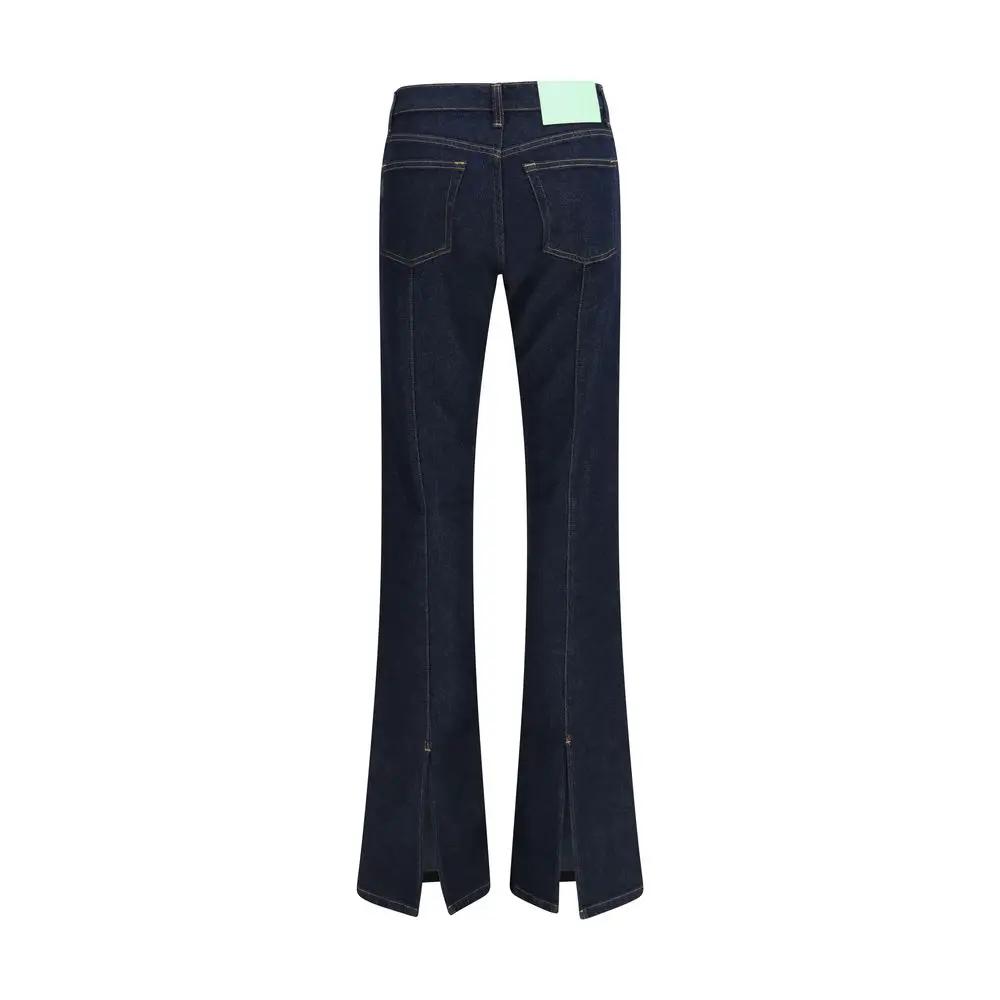 Haikure Sample Sale | Haikure Blue Cotton Flared Jeans - | Designer outlet