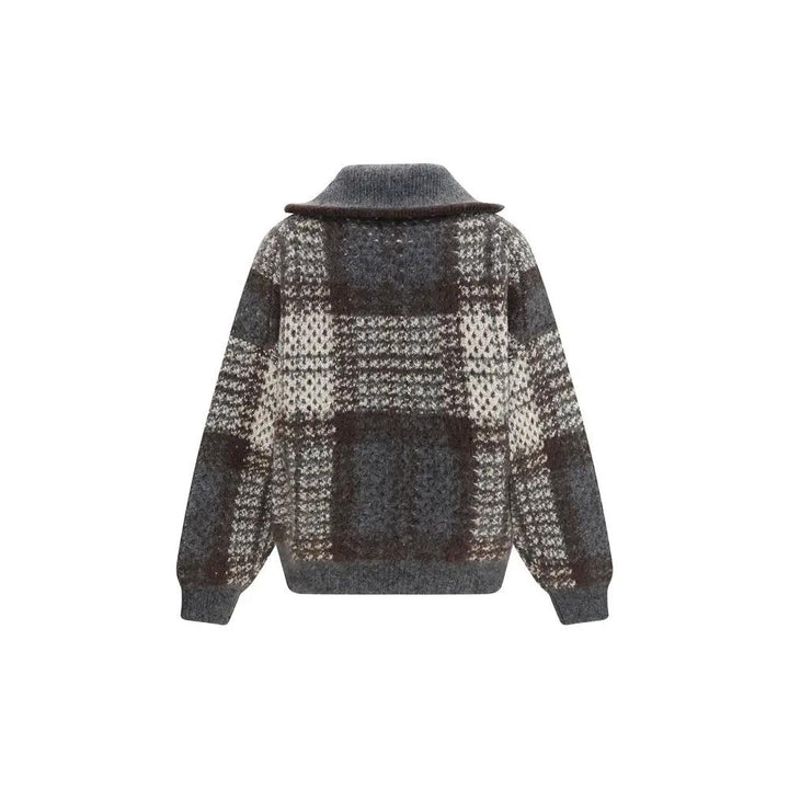 Brunello Cucinelli Sample Sale | Brunello Cucinelli Gray Mohair Cardigan - | Designer outlet