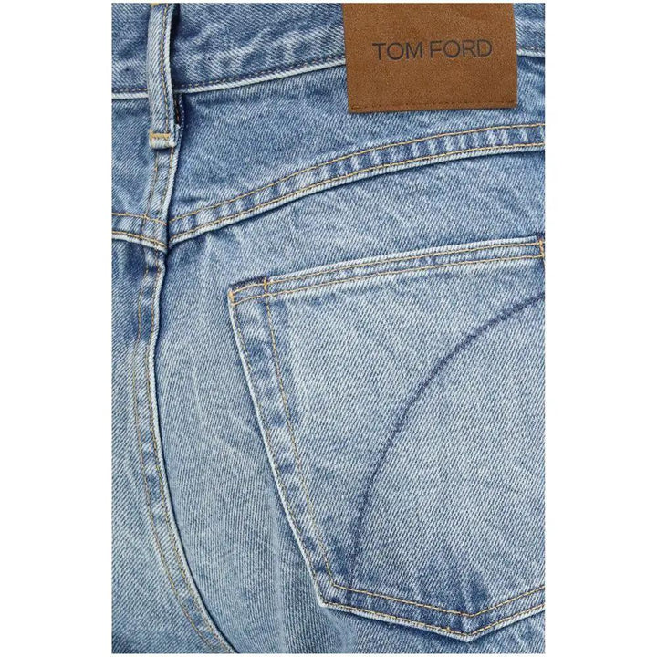 Tom Ford Sample Sale | Tom Ford Blue Cotton Bootcut Jeans - | Designer outlet