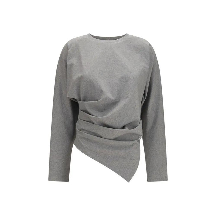 Ganni Sample Sale | Ganni Gray Cotton Pattern Shirt - | Designer outlet