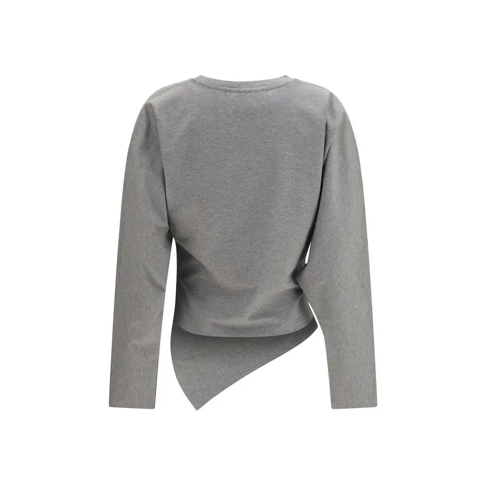 Ganni Sample Sale | Ganni Gray Cotton Pattern Shirt - | Designer outlet