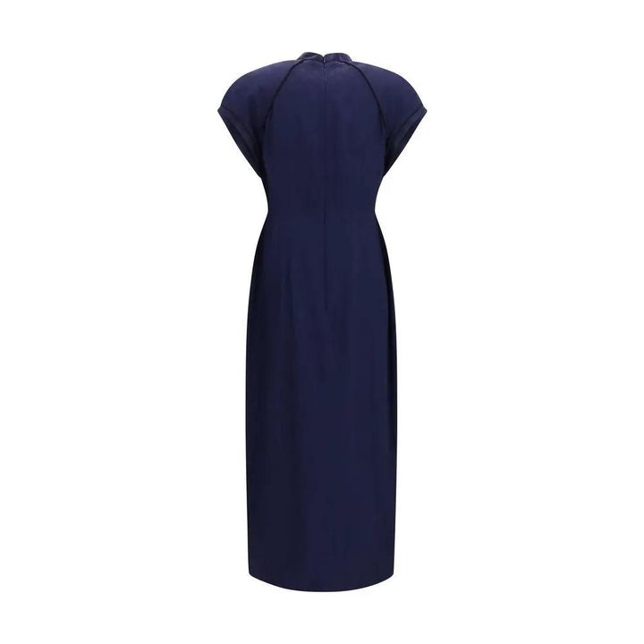 Alessandra Rich Sample Sale | Alessandra Rich Blue Silk Casual Dress - | Designer outlet