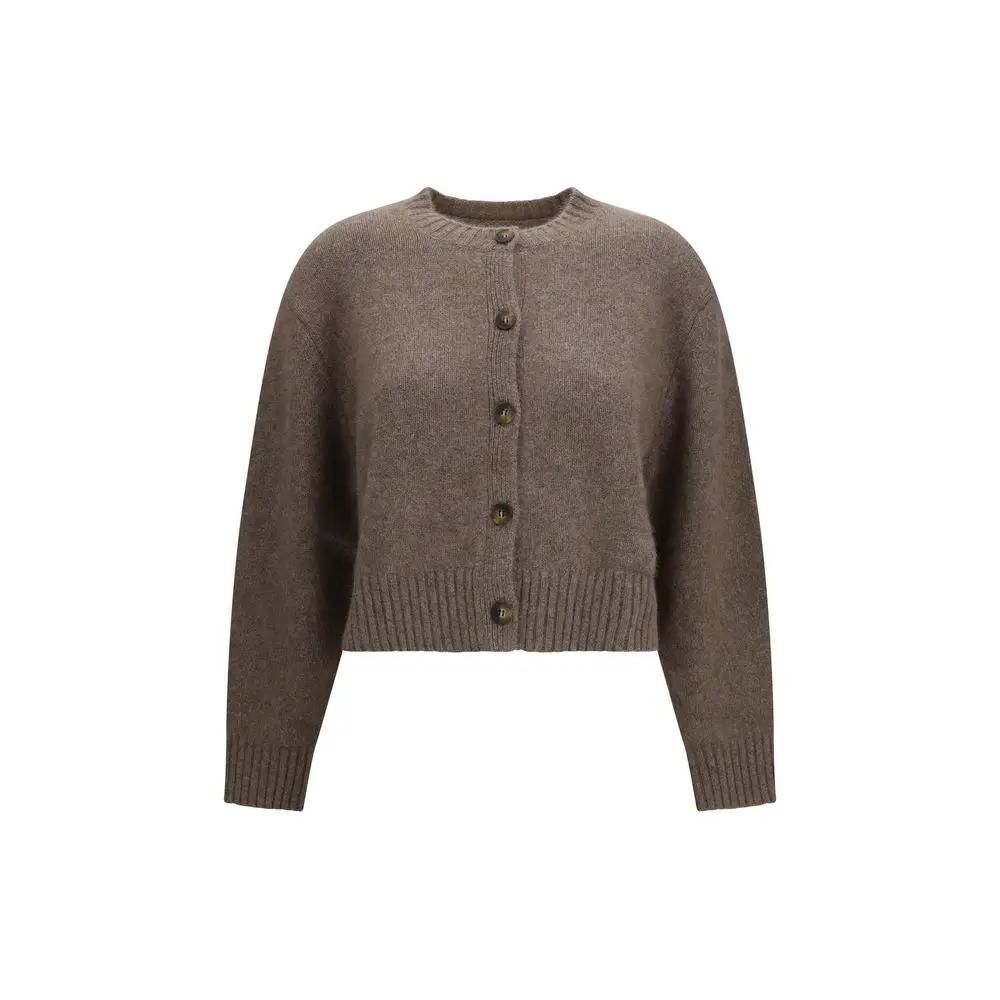 Loulou De Saison Sample Sale | Loulou De Saison Brown Wool Oves Aries Cardigan - | Designer outlet
