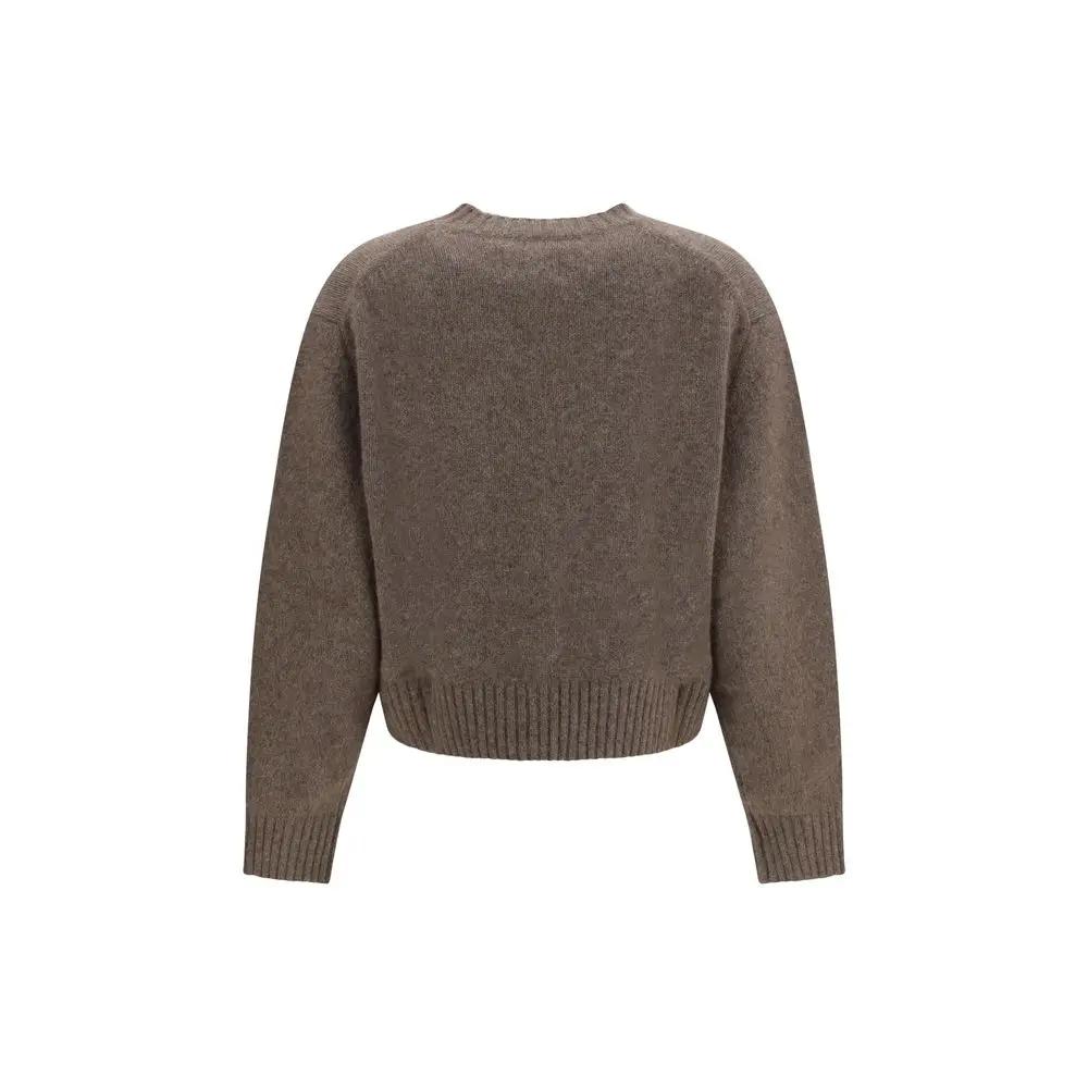 Loulou De Saison Sample Sale | Loulou De Saison Brown Wool Oves Aries Cardigan - | Designer outlet
