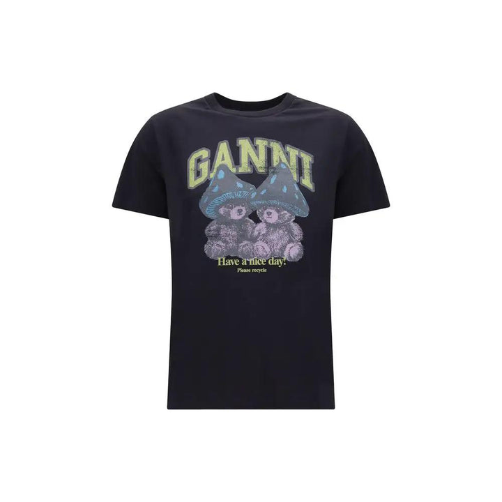 Ganni Sample Sale | Ganni Gray Cotton T-Shirt - | Designer outlet
