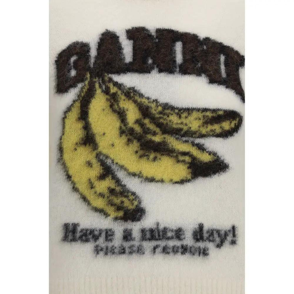 Ganni Sample Sale | Ganni Beige Alpaca Vicugna Pacos T-Shirt - | Designer outlet