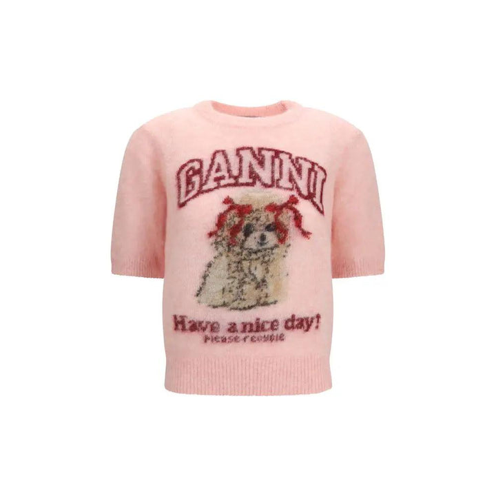 Ganni Sample Sale | Ganni Multicolor Alpaca Vicugna Pacos T-Shirt - | Designer outlet