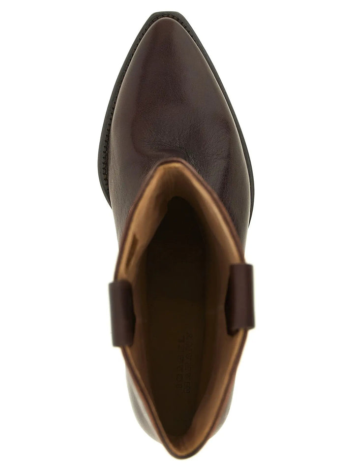 Isabel Marant Sample Sale | Isabel Marant Brown Cowhide Chelsea Boots - | Designer outlet