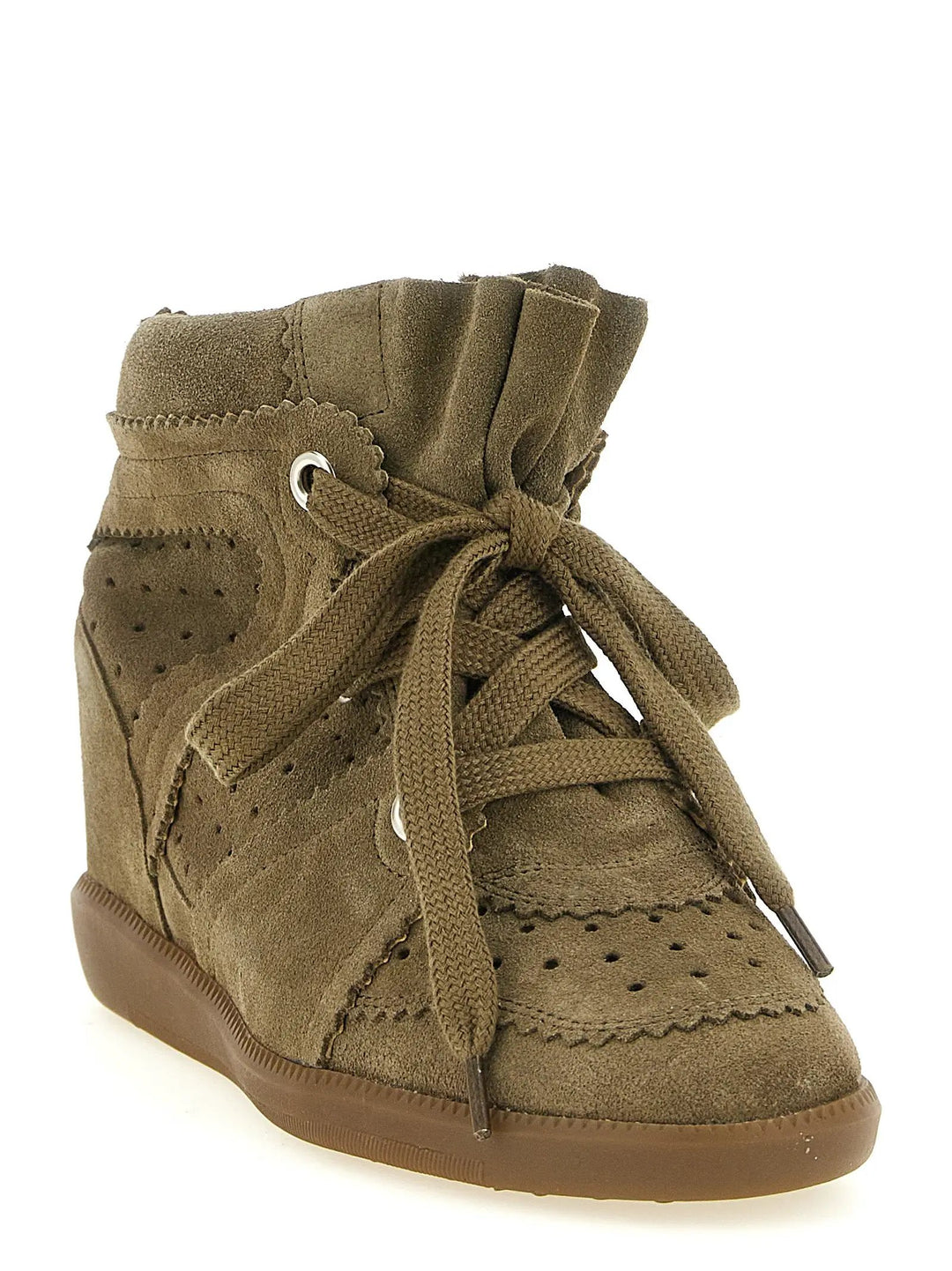 Isabel Marant Sample Sale | Isabel Marant Beige Cowhide Sneakers - | Designer outlet