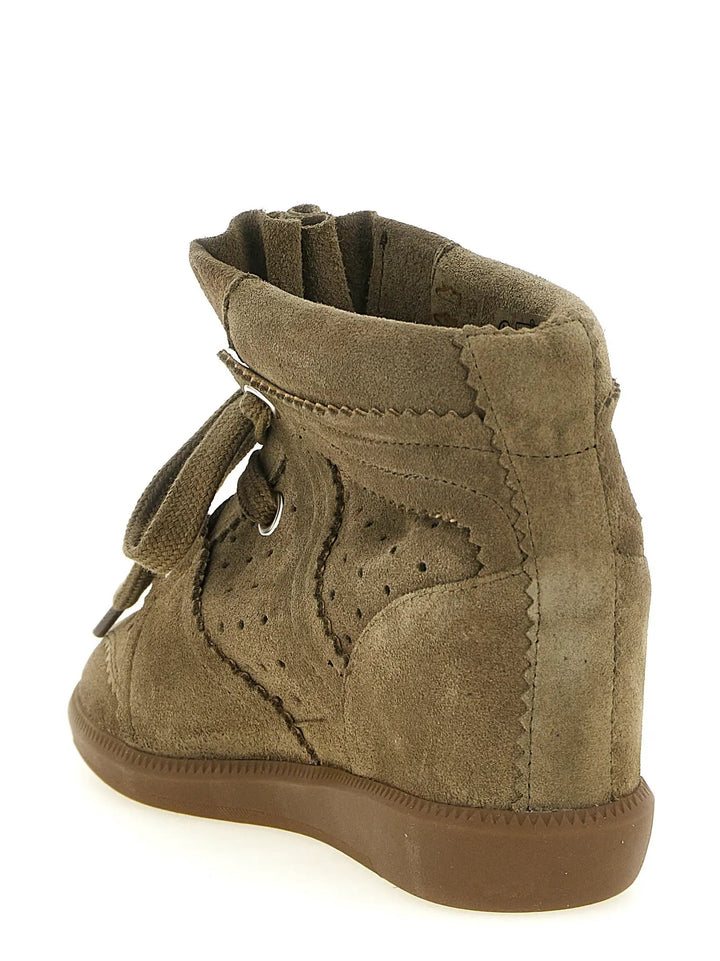 Isabel Marant Sample Sale | Isabel Marant Beige Cowhide Sneakers - | Designer outlet