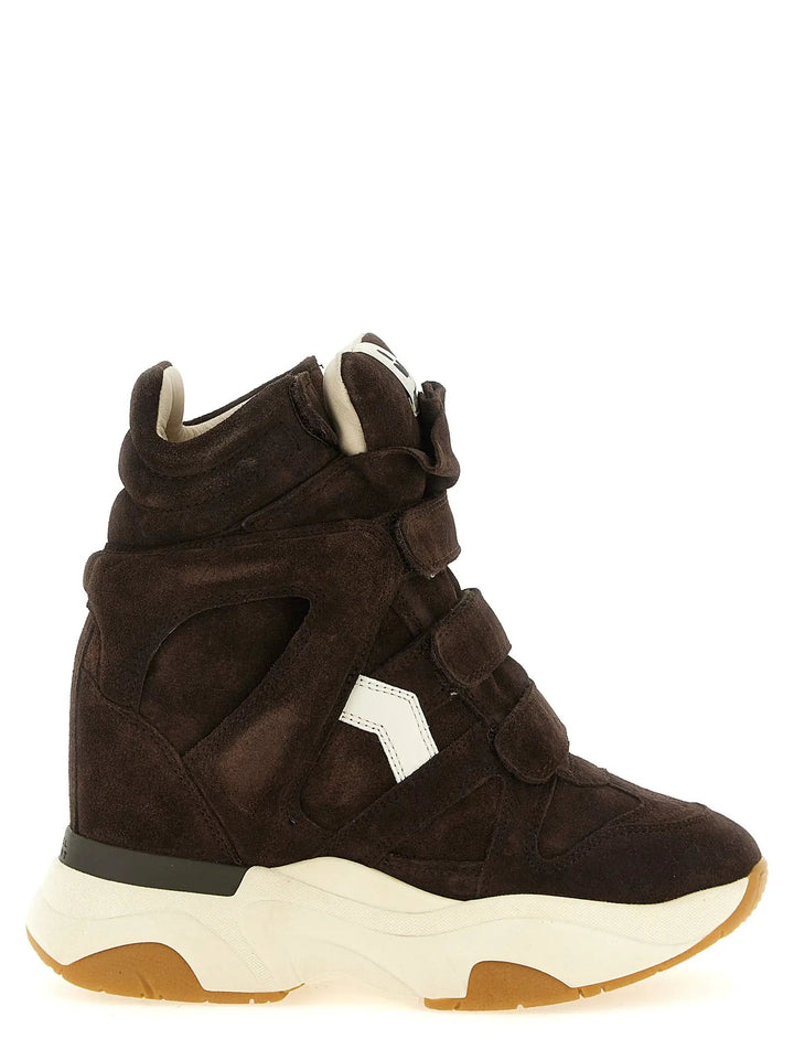 Isabel Marant Sample Sale | Isabel Marant Brown Calfskin Athletic Sneakers - | Designer outlet