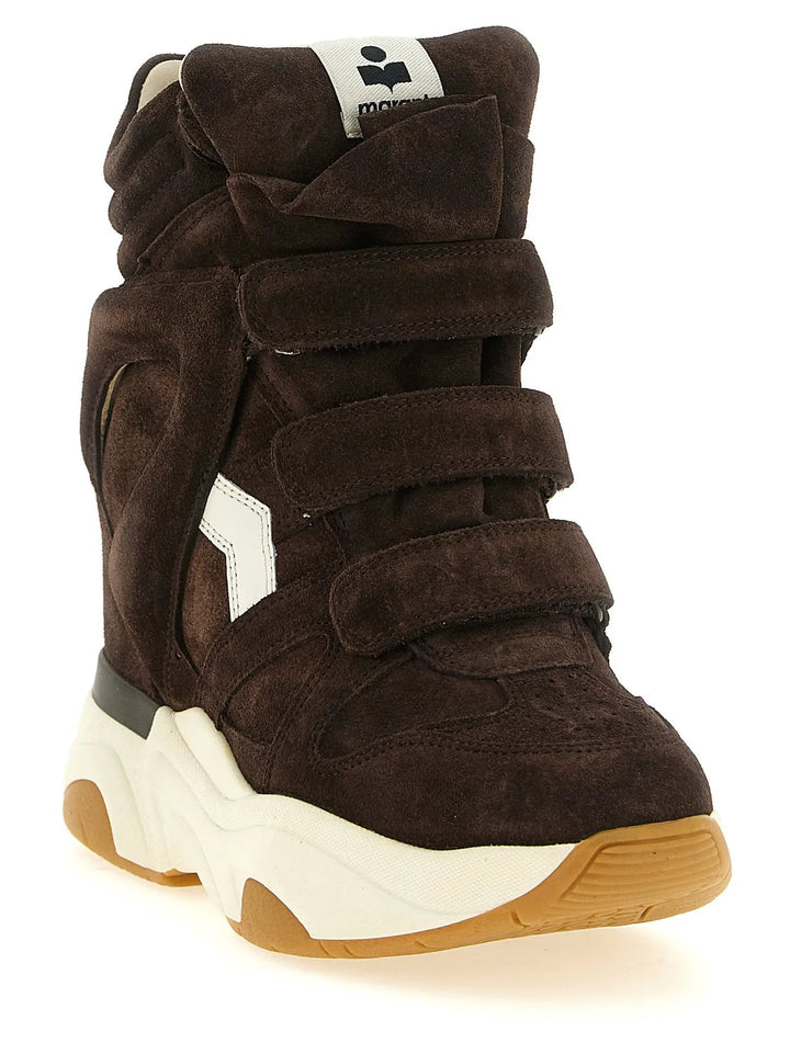 Isabel Marant Sample Sale | Isabel Marant Brown Calfskin Athletic Sneakers - | Designer outlet