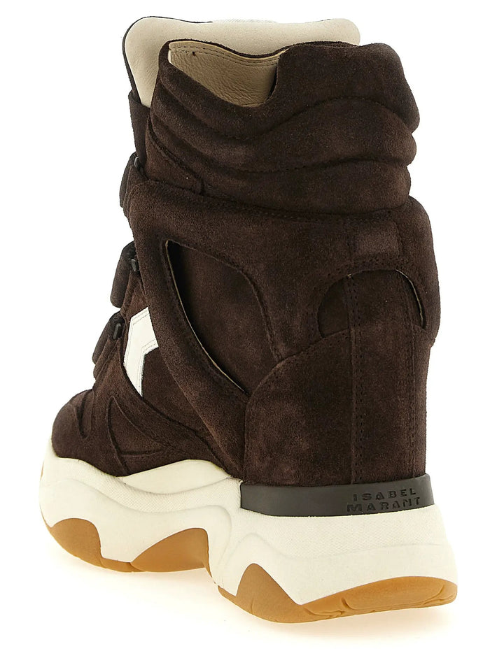 Isabel Marant Sample Sale | Isabel Marant Brown Calfskin Athletic Sneakers - | Designer outlet