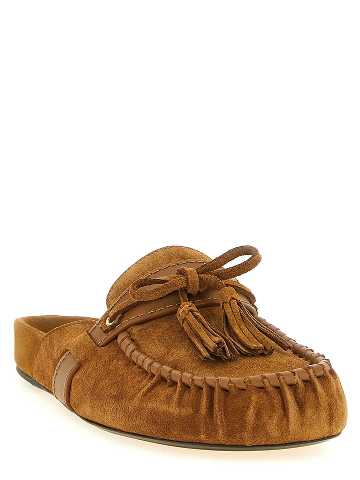 Isabel Marant Sample Sale | Isabel Marant Brown Cowhide Slip-On Loafers - | Designer outlet