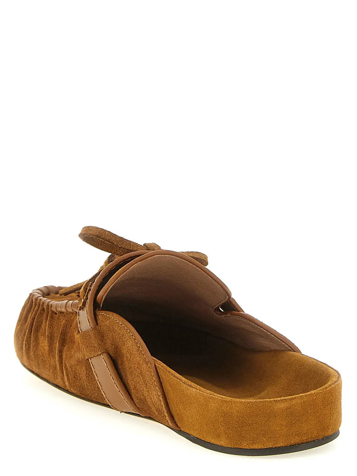 Isabel Marant Sample Sale | Isabel Marant Brown Cowhide Slip-On Loafers - | Designer outlet