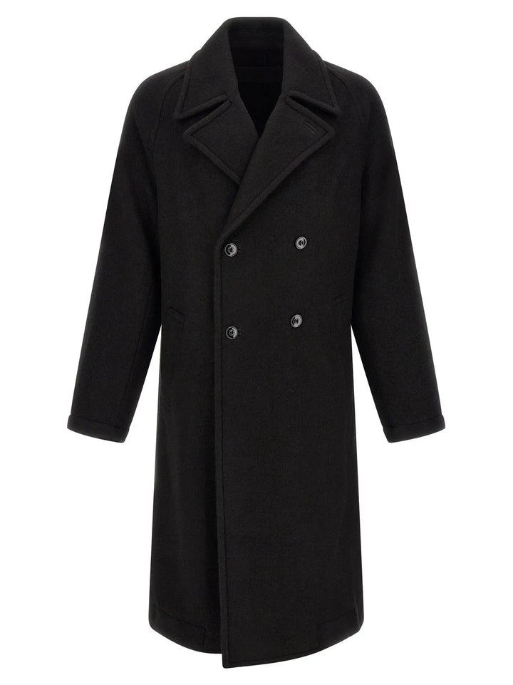 Lemaire Sample Sale | Lemaire Black Wool Coat - | Designer outlet