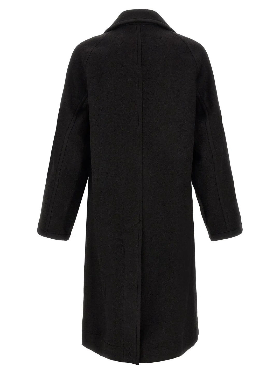 Lemaire Sample Sale | Lemaire Black Wool Coat - | Designer outlet