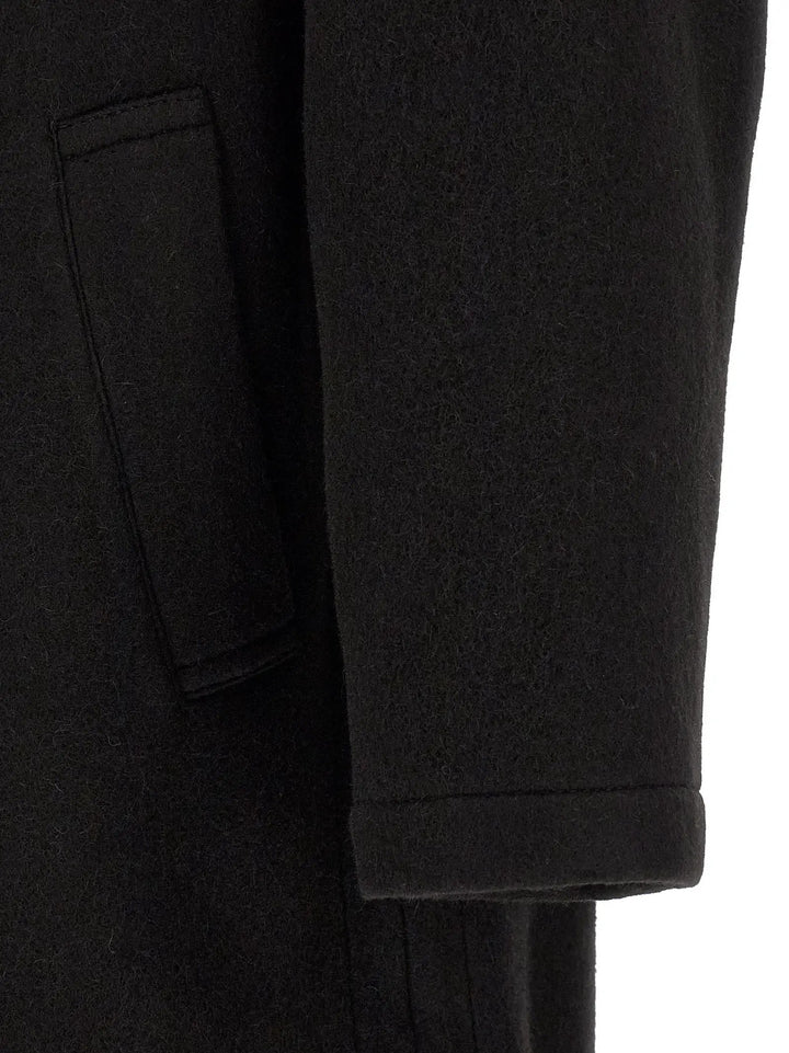 Lemaire Sample Sale | Lemaire Black Wool Coat - | Designer outlet