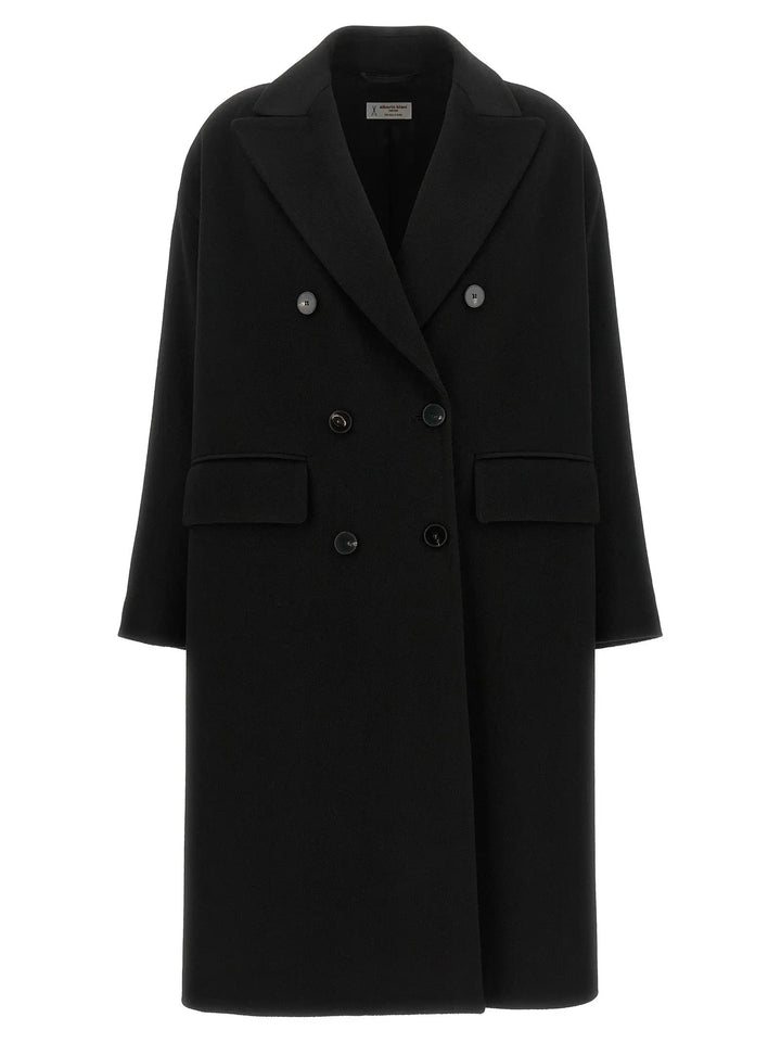 Alberto Biani Sample Sale | Alberto Biani Black Wool Coat - | Designer outlet