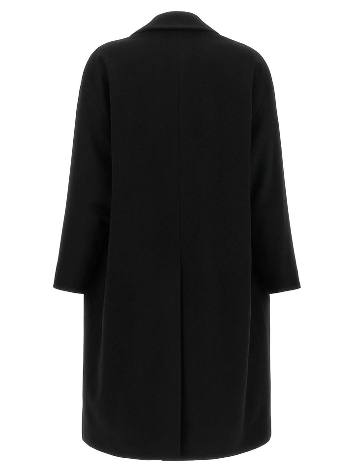 Alberto Biani Sample Sale | Alberto Biani Black Wool Coat - | Designer outlet