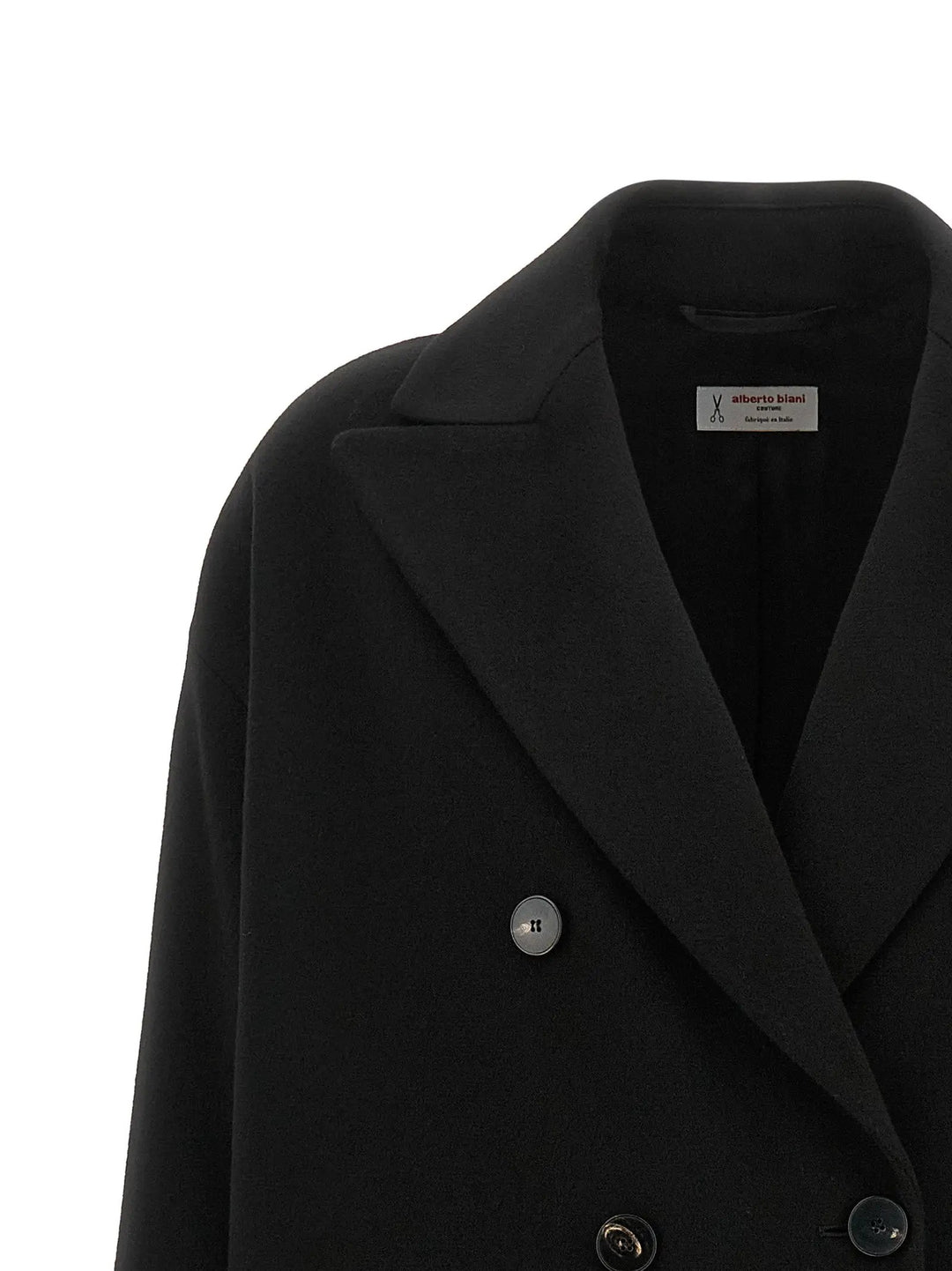 Alberto Biani Sample Sale | Alberto Biani Black Wool Coat - | Designer outlet