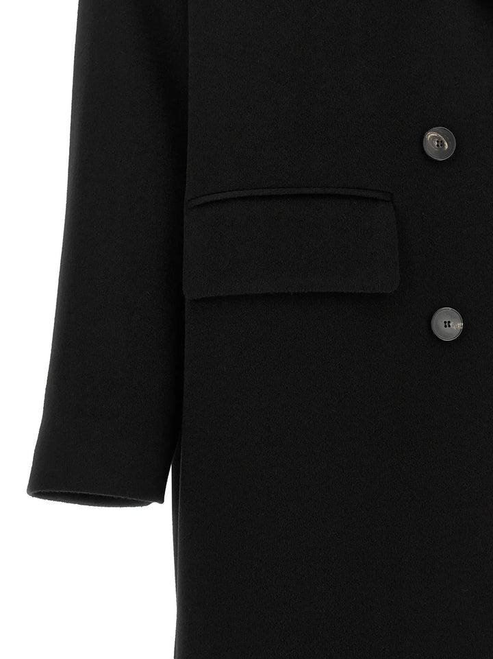 Alberto Biani Sample Sale | Alberto Biani Black Wool Coat - | Designer outlet