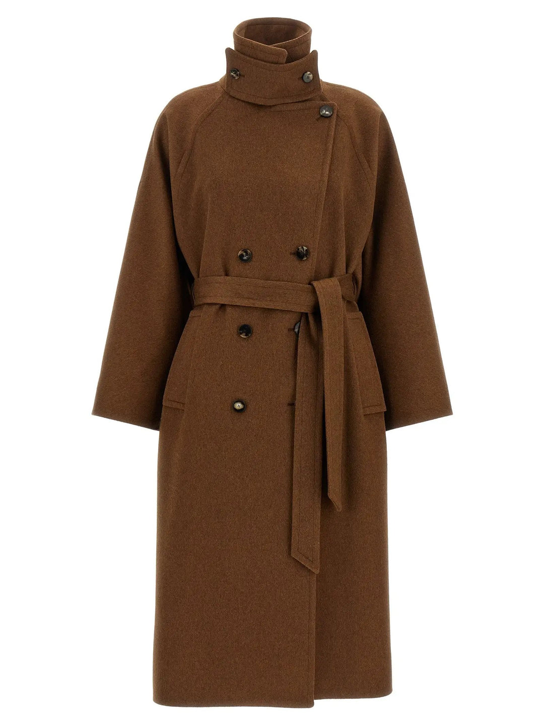 Alberto Biani Sample Sale | Alberto Biani Brown Wool Coat - | Designer outlet
