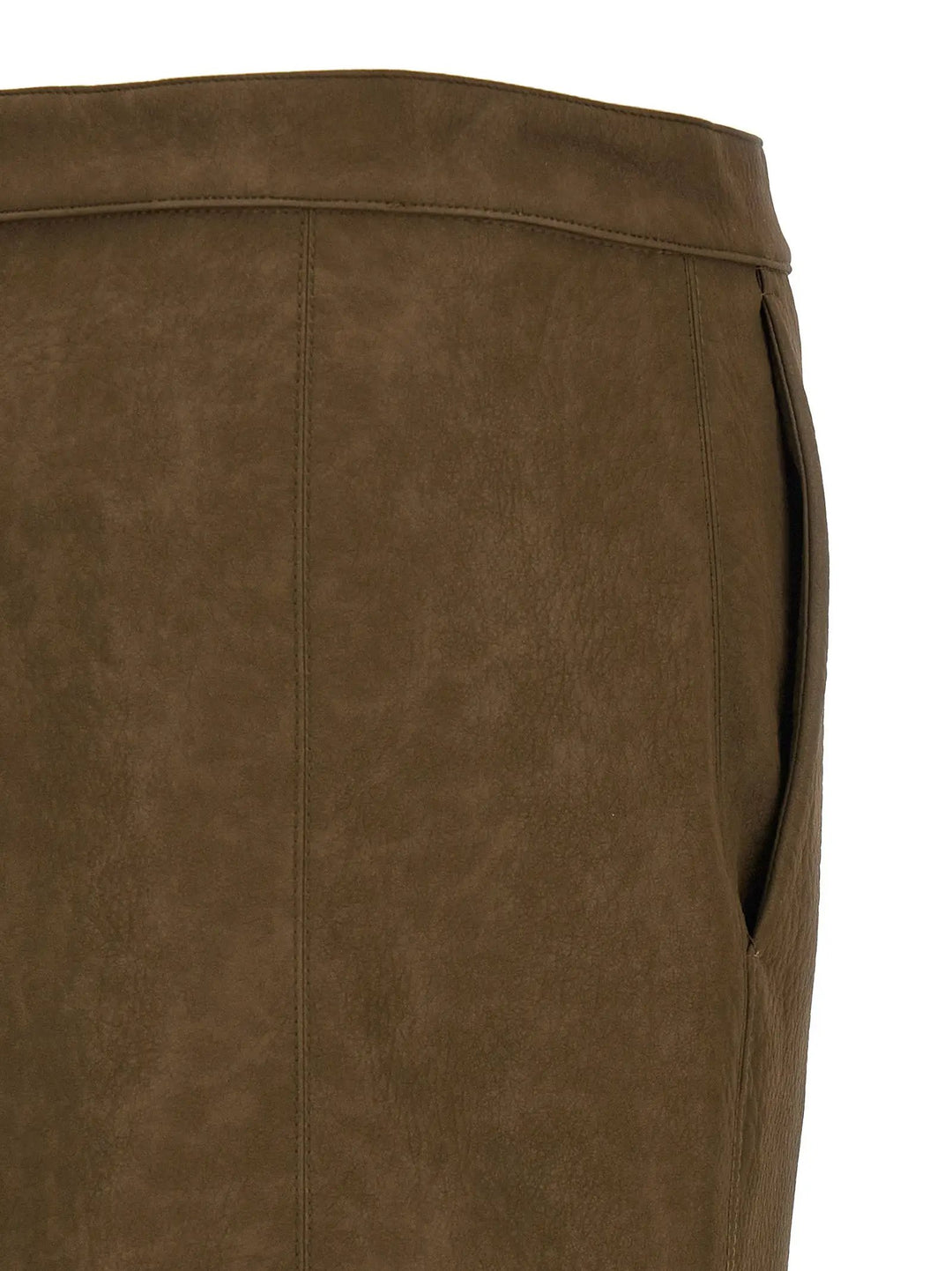 PINKO Sample Sale | PINKO Brown Viscose Midi Skirt - | Designer outlet