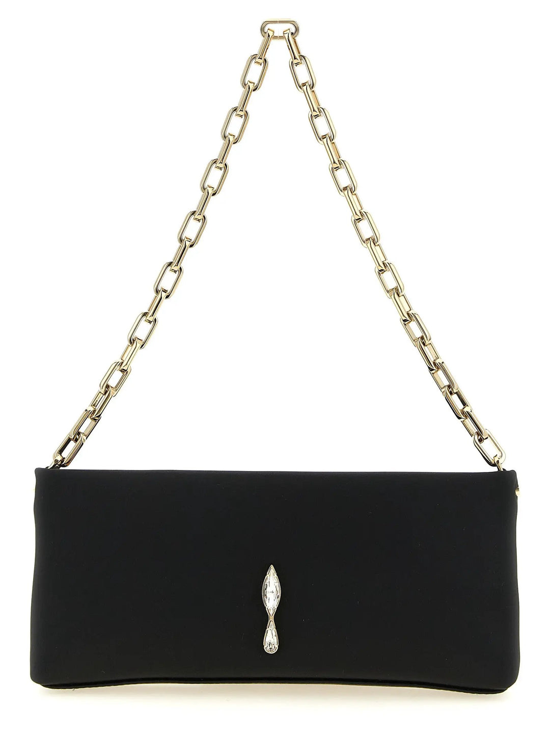 Christian Louboutin Sample Sale | Christian Louboutin Black Elastane Clutch Bag - | Designer outlet