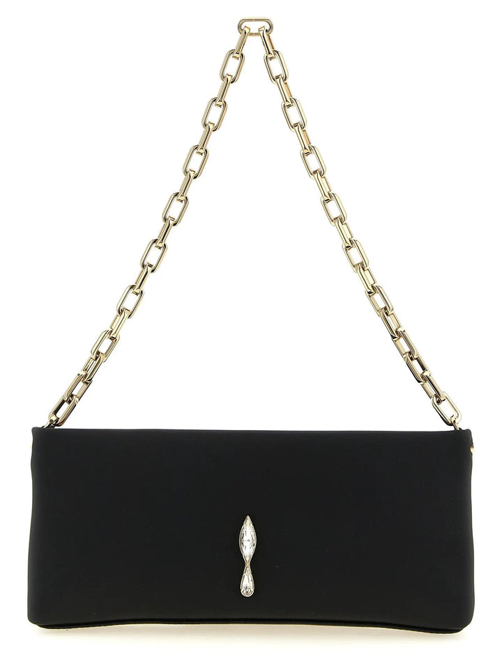 Christian Louboutin Sample Sale | Christian Louboutin Black Elastane Clutch Bag - | Designer outlet