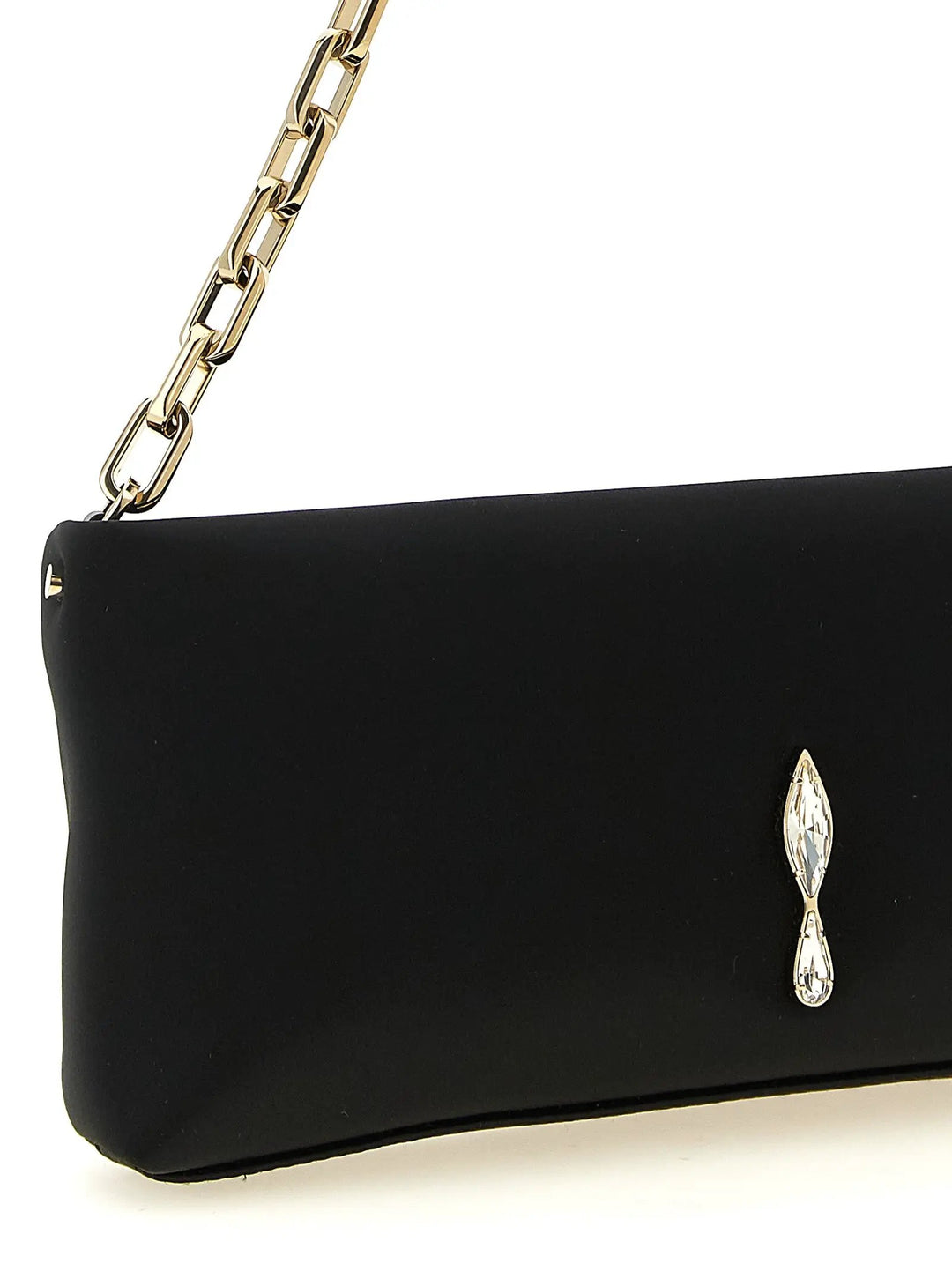 Christian Louboutin Sample Sale | Christian Louboutin Black Elastane Clutch Bag - | Designer outlet