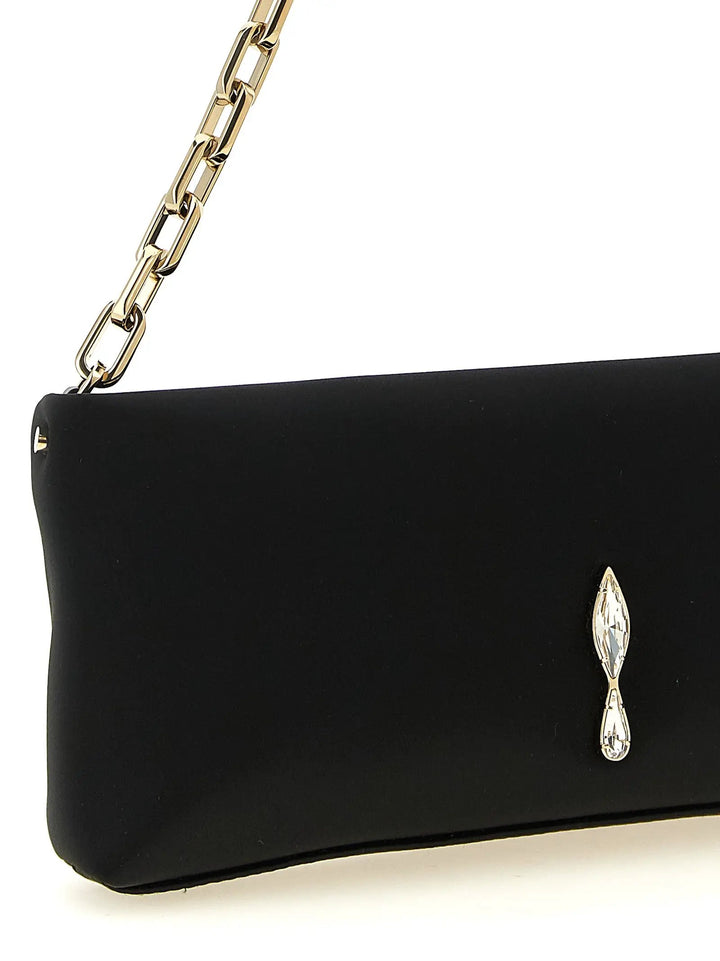 Christian Louboutin Sample Sale | Christian Louboutin Black Elastane Clutch Bag - | Designer outlet