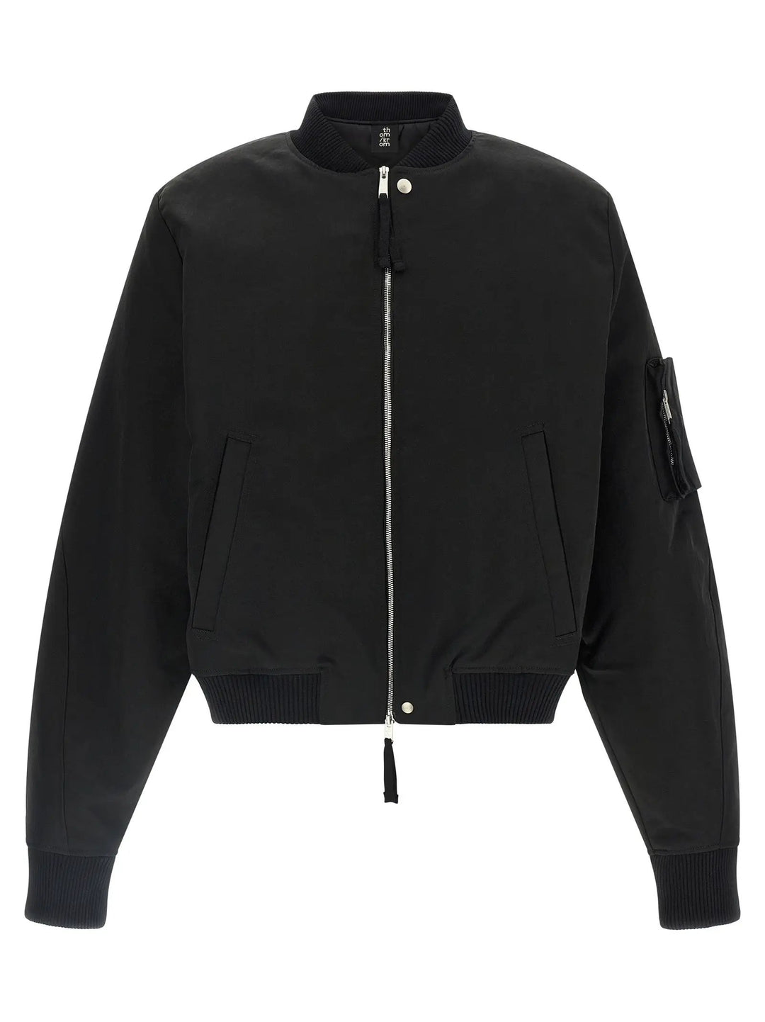 Thom Krom Sample Sale | Thom Krom Black Recycled Polyamide Bomber - | Designer outlet