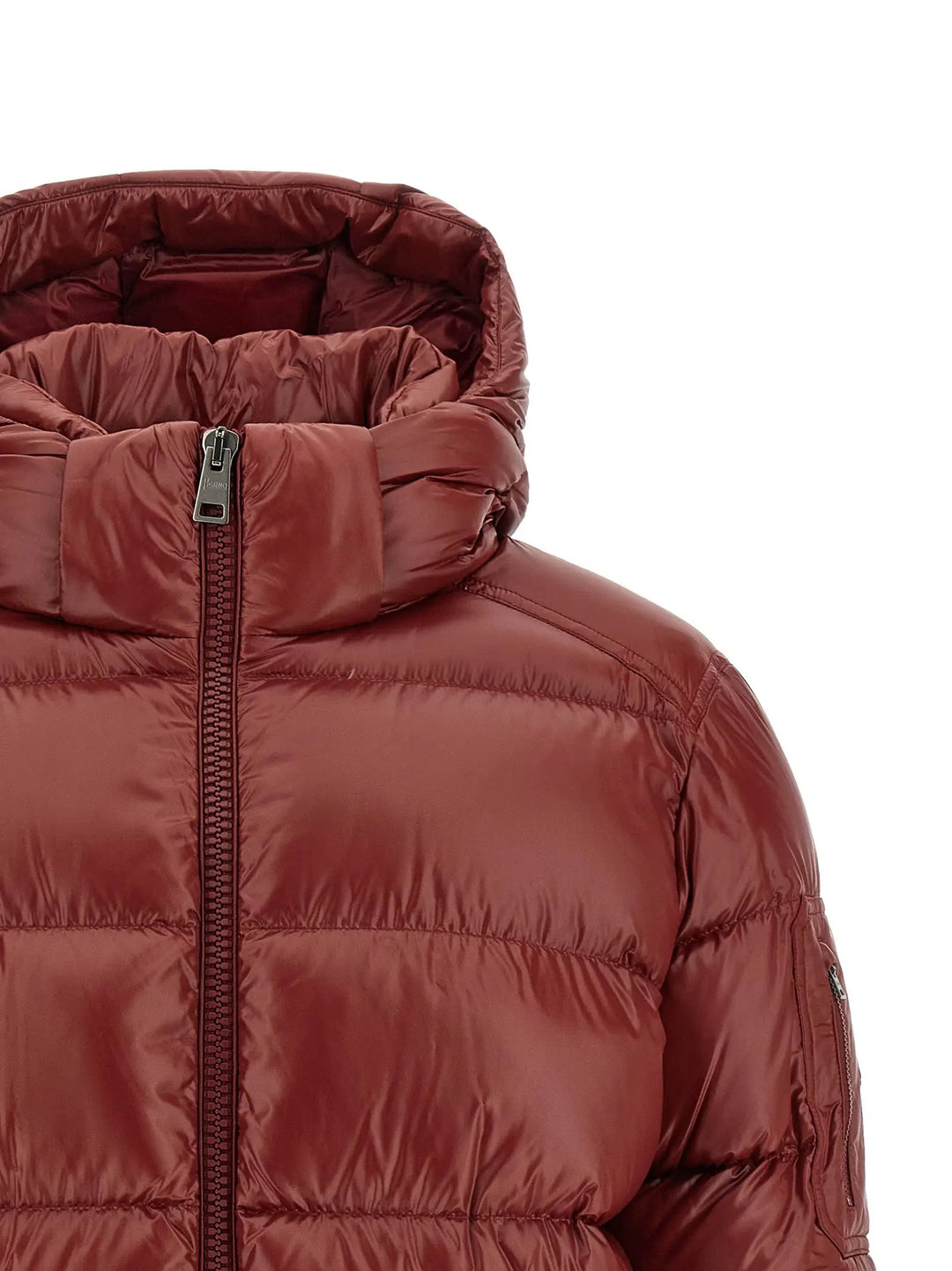 Herno Sample Sale | Herno Bordeaux Polyamide Full-Length Jacket - | Designer outlet