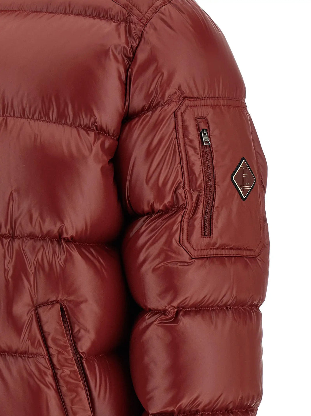 Herno Sample Sale | Herno Bordeaux Polyamide Full-Length Jacket - | Designer outlet