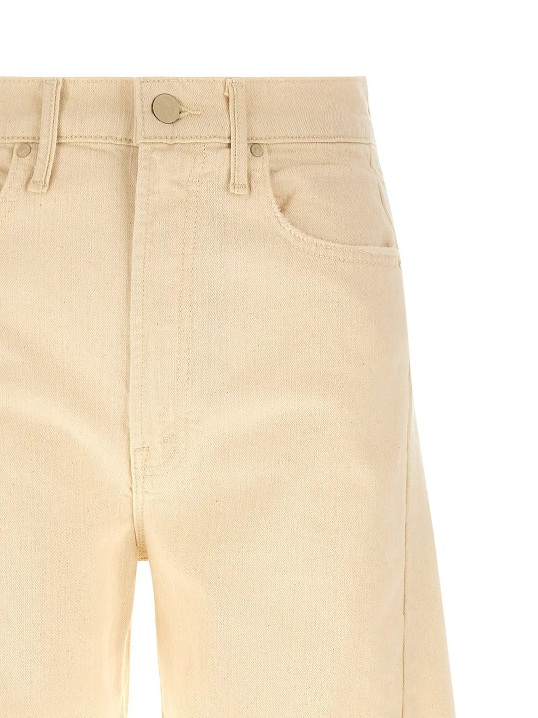 Mother Denim Sample Sale | Mother Denim Beige Cotton High-Waisted Jean - | Designer outlet