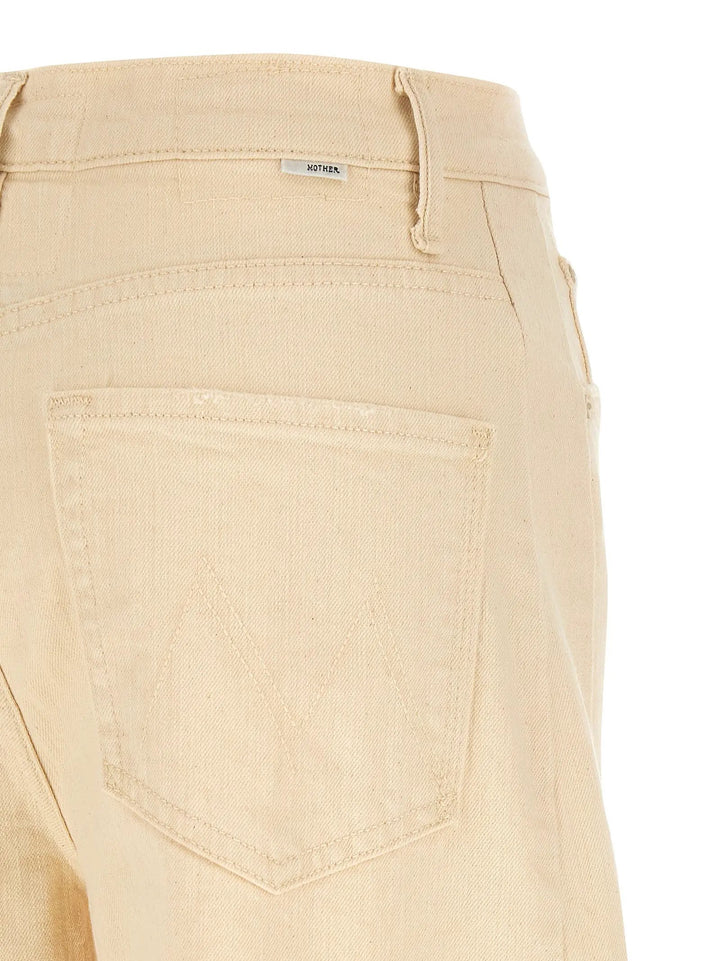 Mother Denim Sample Sale | Mother Denim Beige Cotton High-Waisted Jean - | Designer outlet